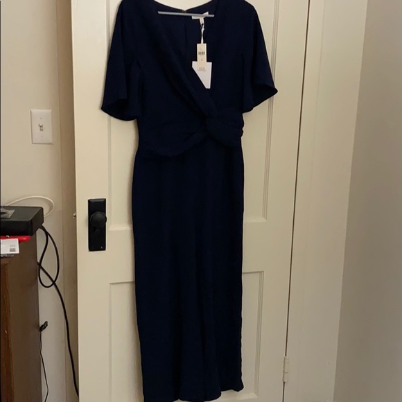 NWT Anthropology Navy Romper Sz M - Picture 2 of 5